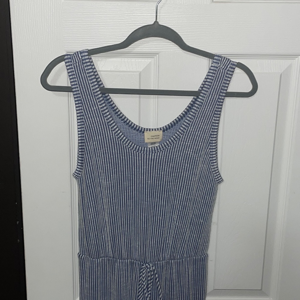 Cute long summer romper.
